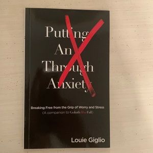 Put an x through anxiety book